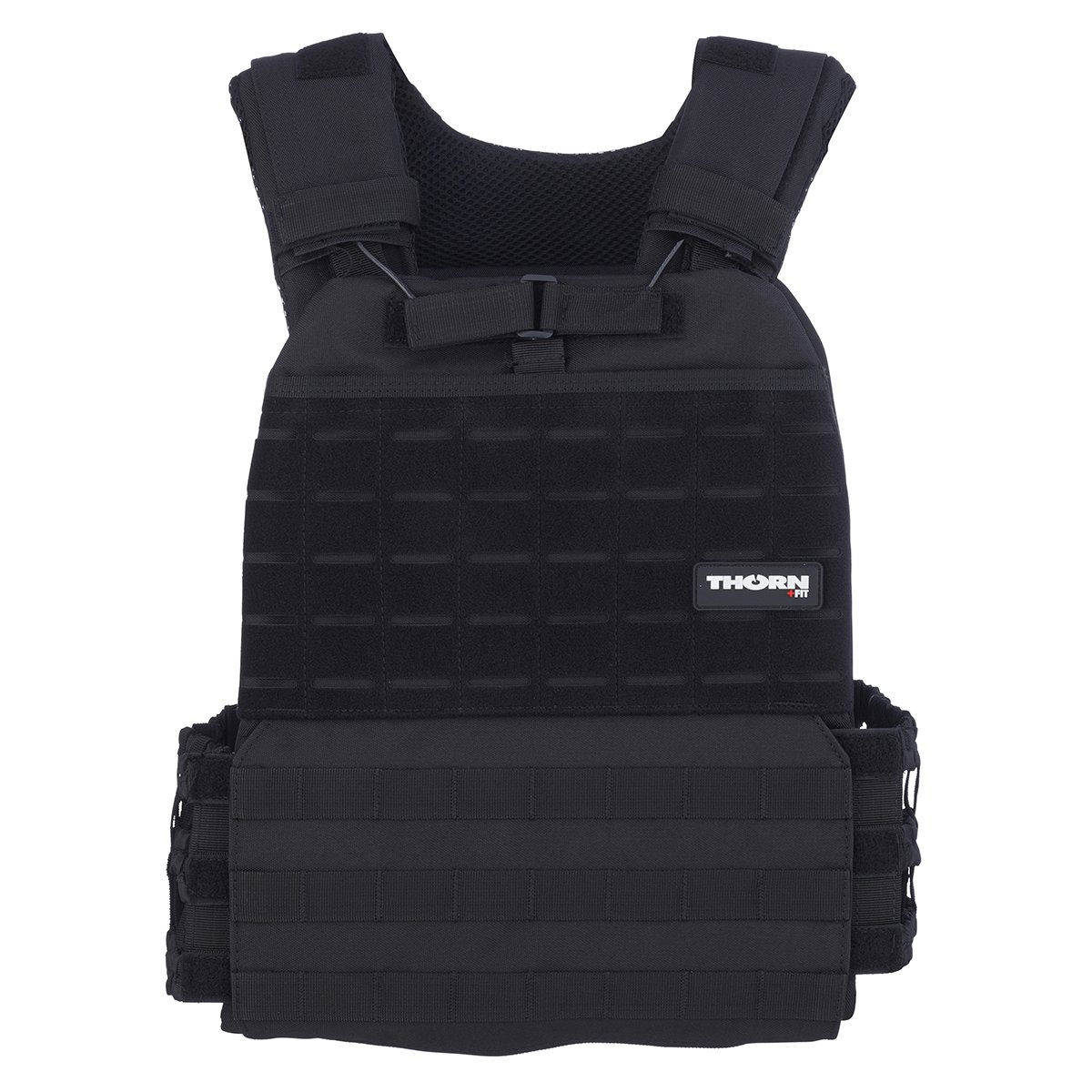 Tactical_black_01_3b4cd5f8-4c0b-4610-91ad-b6fd588c67b5.jpg vektvest fra Thorn Fit til kondisjonstrening og styrketrening