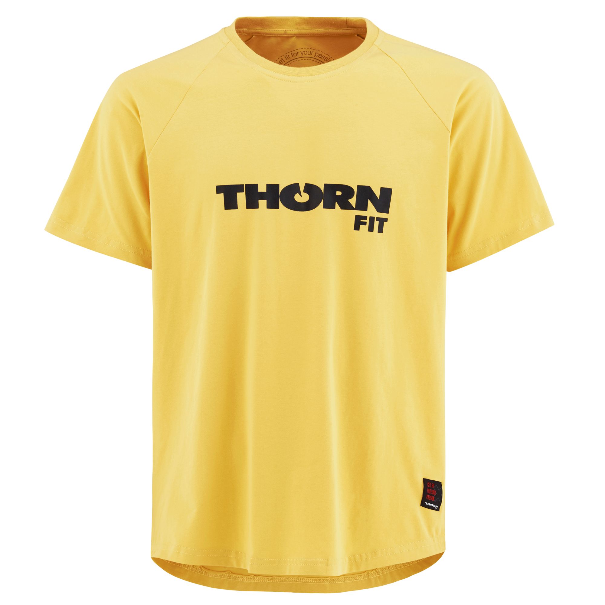 TEAM T SHIRT MUSTARD FRONT