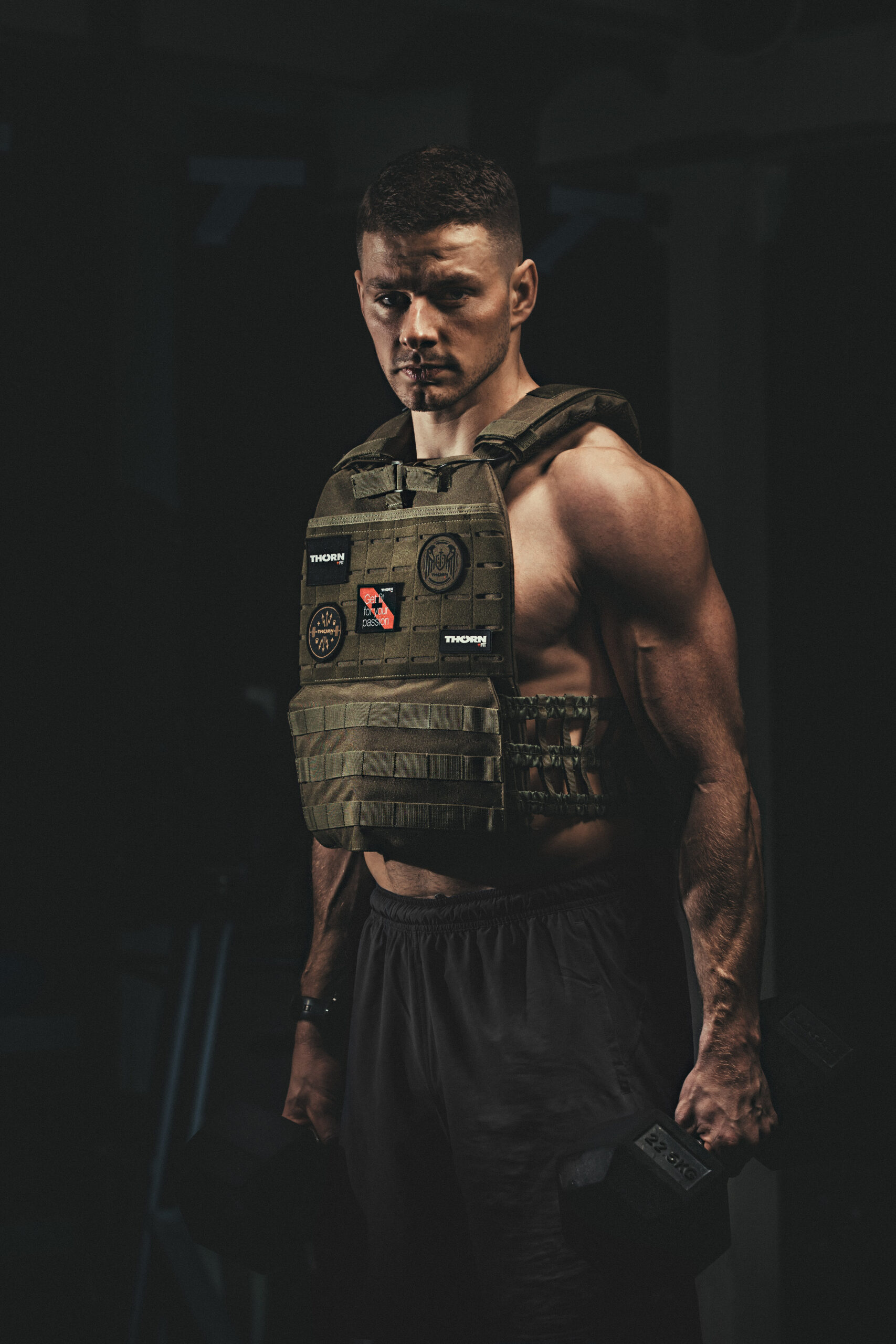 Thornfit tactical vest 1 vektvest fra Thorn Fit til kondistrening og styrketrening
