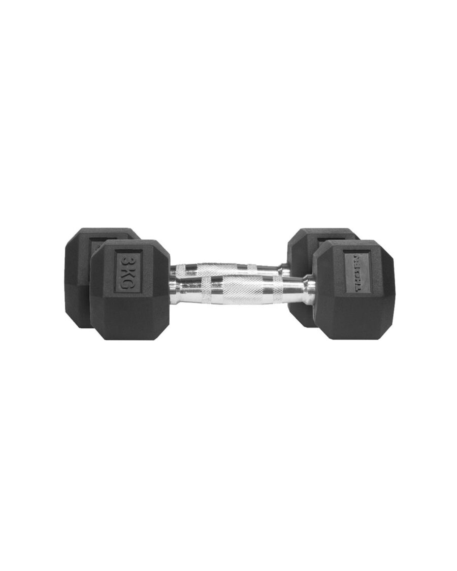 Hexhead dumbbells manualer 3kg