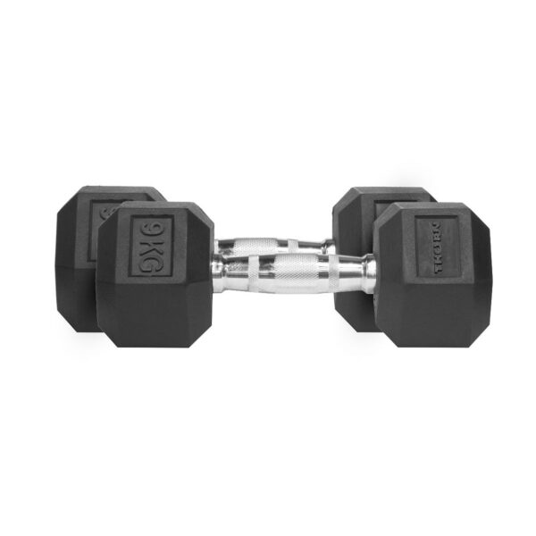 Hexhead dumbbell manualer 9kg